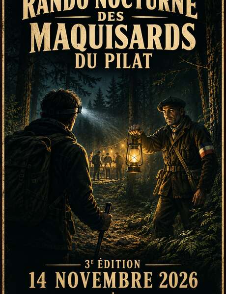 Rando nocturne des Maquisards du Pilat Rando nocturne des Maquisards du Pilat