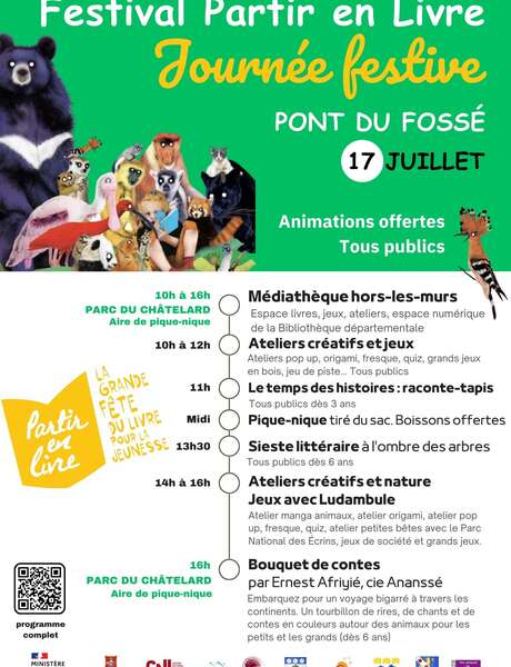 Journée festive Partir en Livre