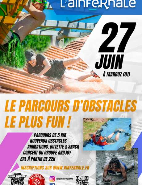 Ainfernale 2026 - le parcours d'obstacles