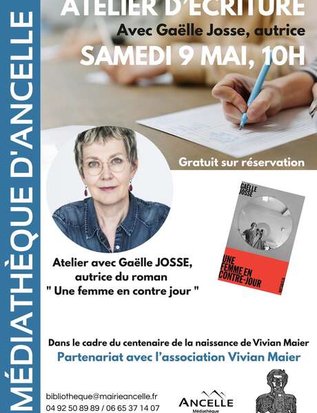 Atelier d'écriture avec Gaëlle Josse autour des photos de Vivian Maier