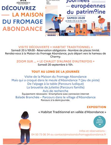Journées Européennes du Patrimoine - Maison du Fromage Abondance