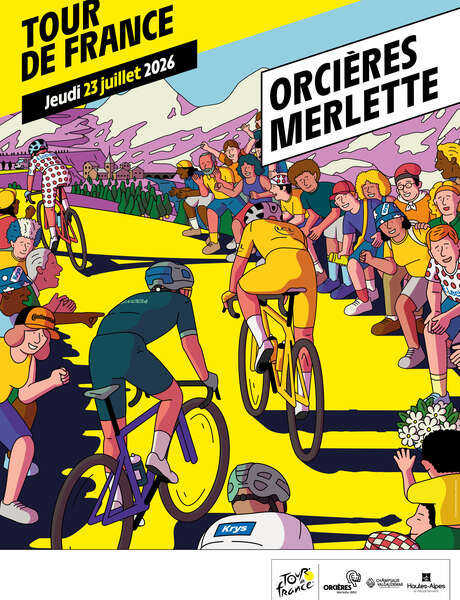 Le Tour de France - Orcières ville d'arrivée