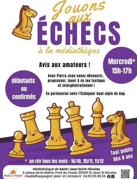 Jouons aux échecs !