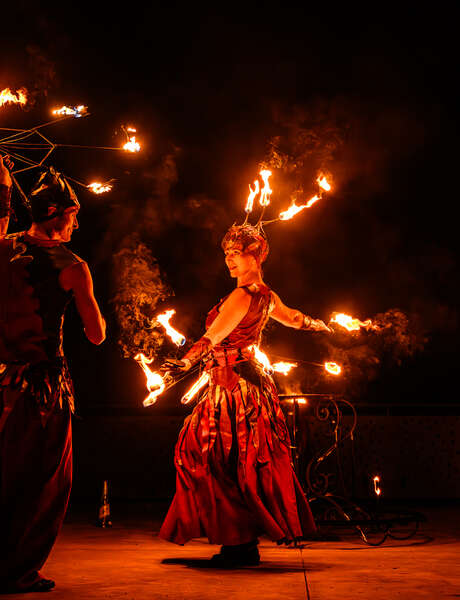 Spectacle pyrotechnique  Fuego