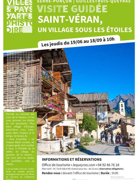 Guided tour : Saint-Véran, life in the stars