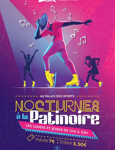 La nocturne de la patinoire !