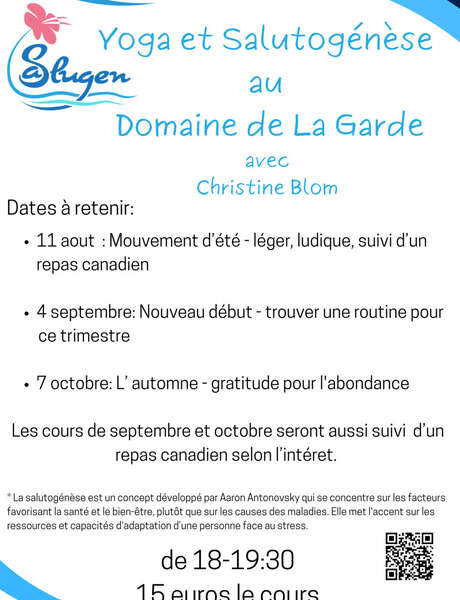 Yoga et Salutogénèse au Domaine de La Garde