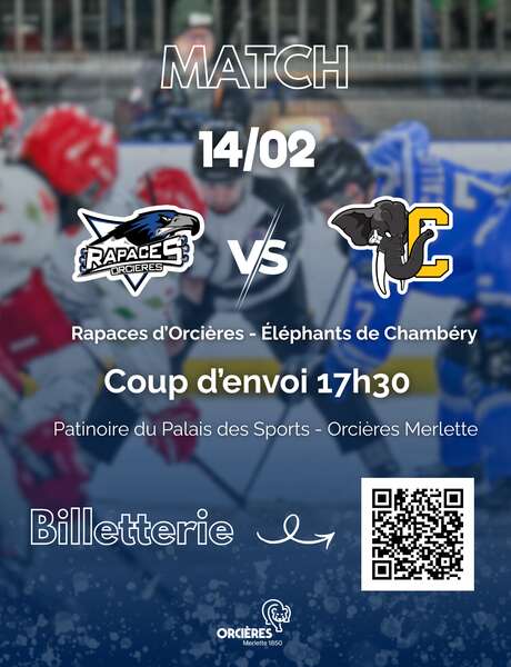 Match de hockey - Rapaces d'Orcières