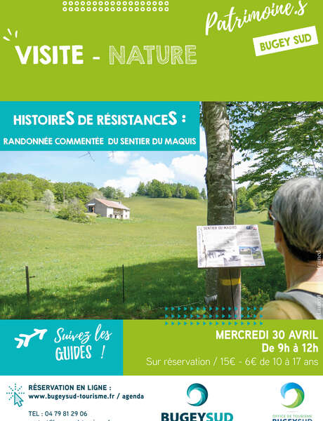 Stories of Resistance: commented hike on the Maquis trail on the Plateau de Retord