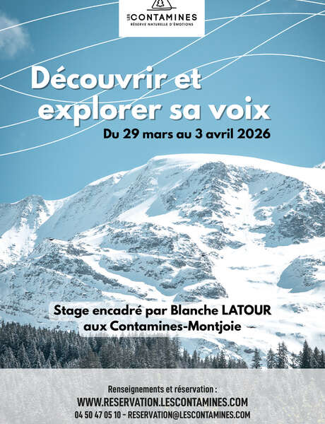 Stage de chant "découvrir et explorer sa voix"