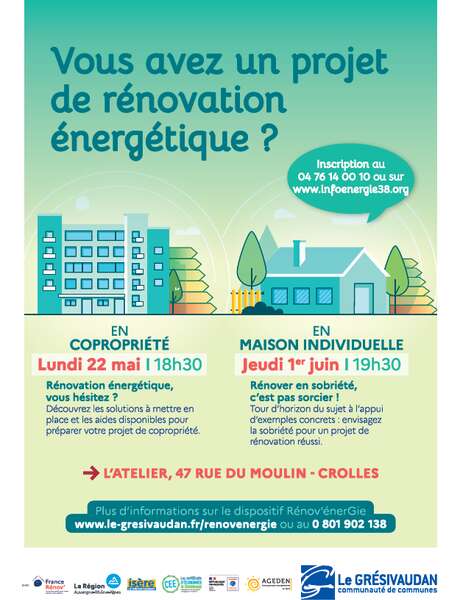 Soirée "Rénovation énergétique en copropriété, vous hésitez ?" Soirée "Rénovation énergétique en copropriété, vous hésitez ?"