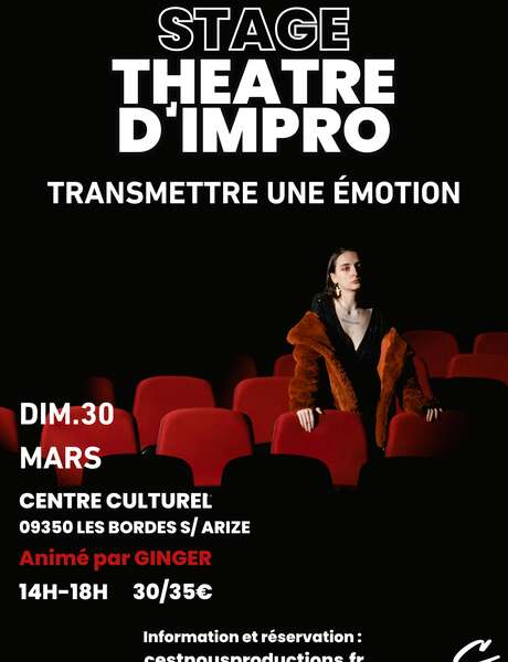 Stage d'Impro - Transmettre une émotion