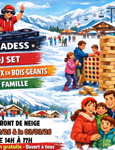 Jeux en Famille au Front de neige