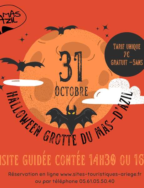 Halloween à la grotte du Mas-d'Azil