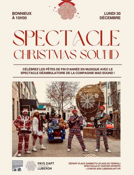 Spectacle déambulatoire « Christmas Sound » - Les Musiciens de Noël