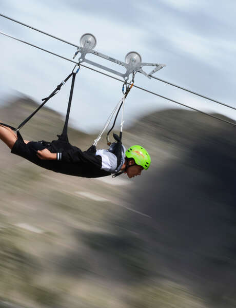 Special teens: zipline outing