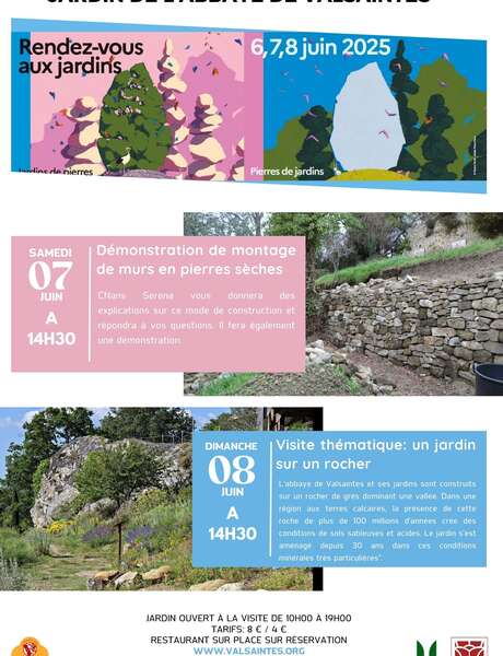 Visite sur le thème " un jardin sur un rocher"