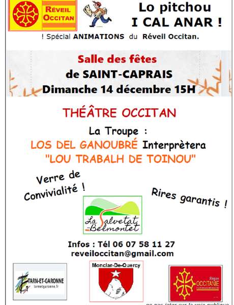 Théâtre OCCITAN à La Salvetat-Belmontet