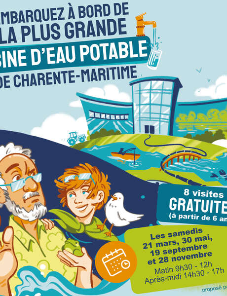Kommen Sie an Bord der größten Trinkwasseraufbereitungsanlage der Region!