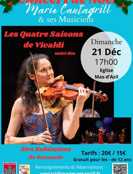 Concert de Noël - Marie Cantagrill et ses musiciens