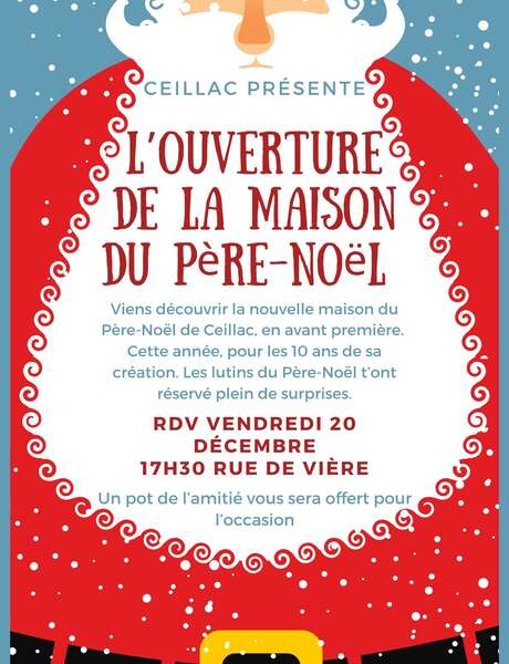 Ouverture de la Maison du Père Noël