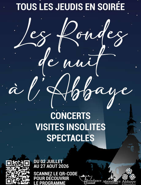 Night Rounds at the Abbey |  Musical walk | Du vent dans l'Abbaye