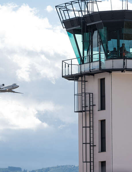 Visite Aéroport Roannais Agglomération.