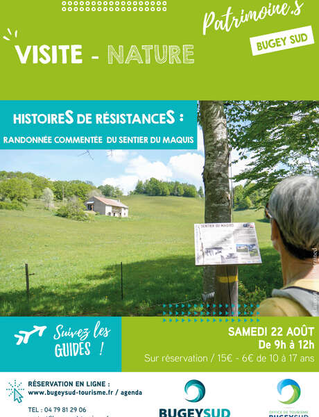HistoireS de RésistanceS: guided tour of the Maquis trail on the Plateau de Retord