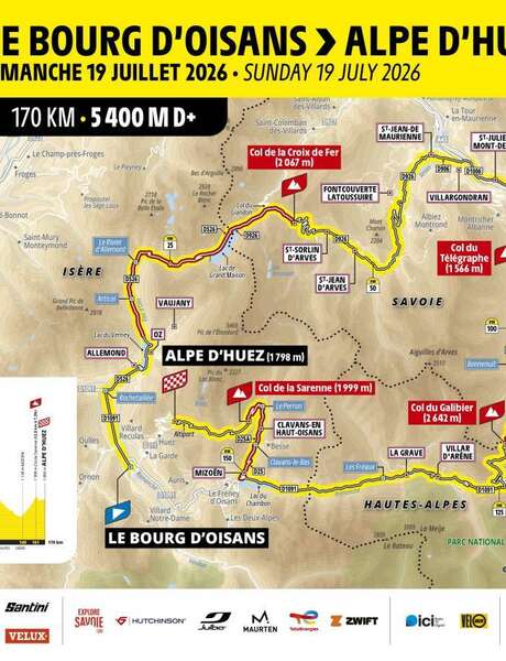 L'Étape du Tour de France (amateurtour) : Bourg-d'Oisans - Alpe d'Huez