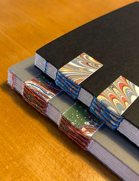 Atelier reliure carnet nid d'abeille (avancé)