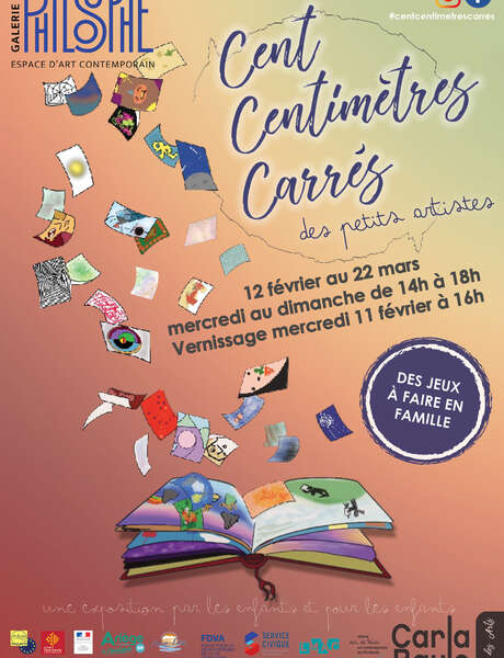 Exposition Cent Centimètres Carrés des petits artistes