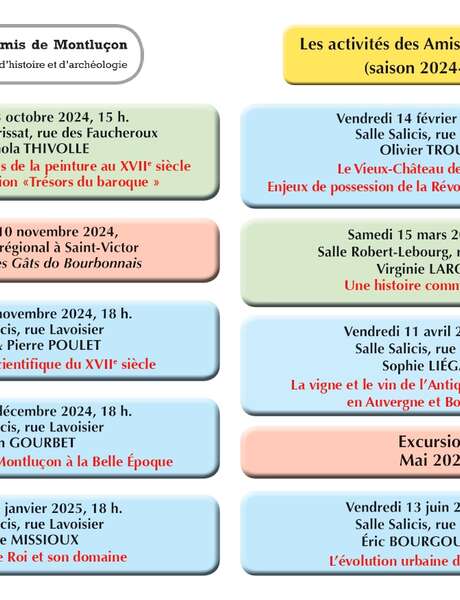 Conférence : L'évolution urbaine de Montluçon