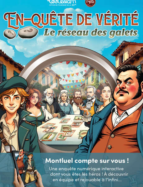 Explor Games® En-quête de vérité, le réseau des galets