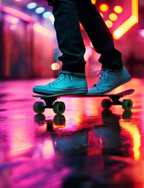 Soirée Fluo/Roller année 70/80