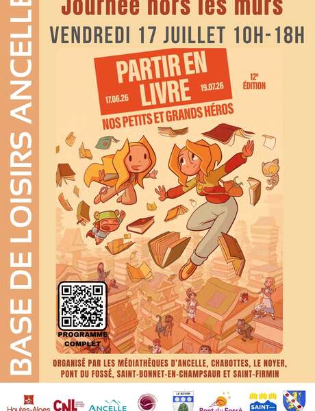 Journée festive à la base de loisirs "Partir en livre 2026"