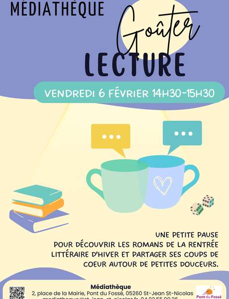 Goûter lecture