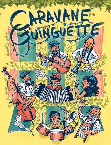 Marché nocturne - Concert Caravane Guinguette