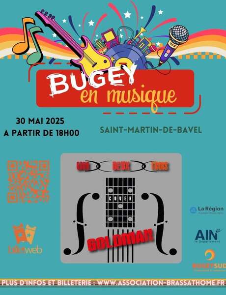 Festival Bugey en Musique : Un, Deux, Trois, Tribute Goldman en concert