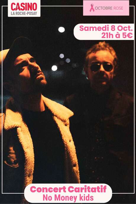 OCTOBRE ROSE: CONCERT CARITATIF : NO MONEY KIDS