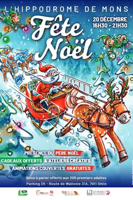 L'Hippodrome de Mons fête Noël