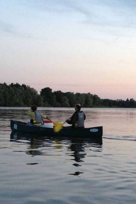 Balade crépusculaire en canoë Balade crépusculaire en canoë