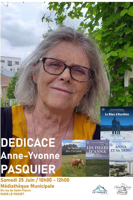 Dédicace d'Anne-Yvonne Pasquier Dédicace d'Anne-Yvonne Pasquier
