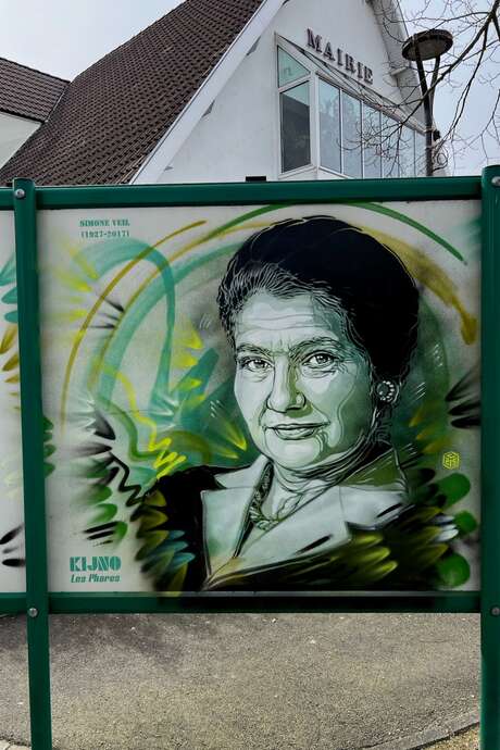 Portrait de Simone Veil - C215 - 2024