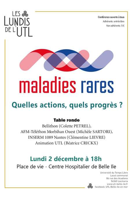 Table ronde : Maladies rares. Où va l’argent du téléthon ? Quelles actions, quels progrès ?