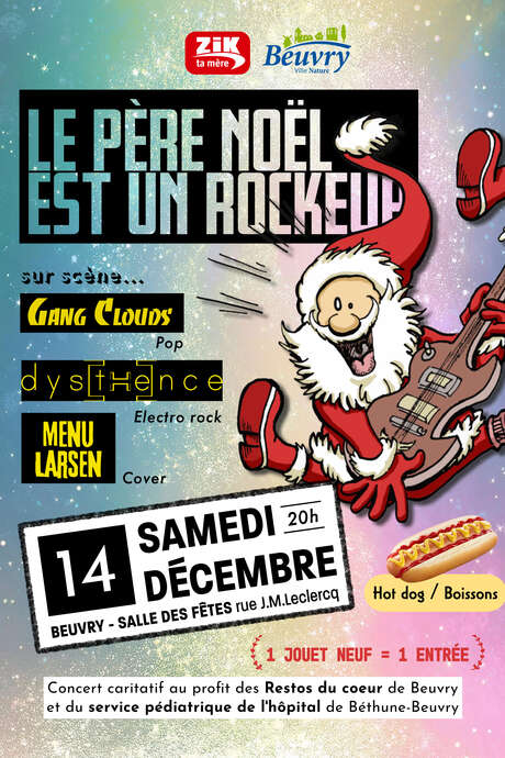 Le Père Noël est un rockeur