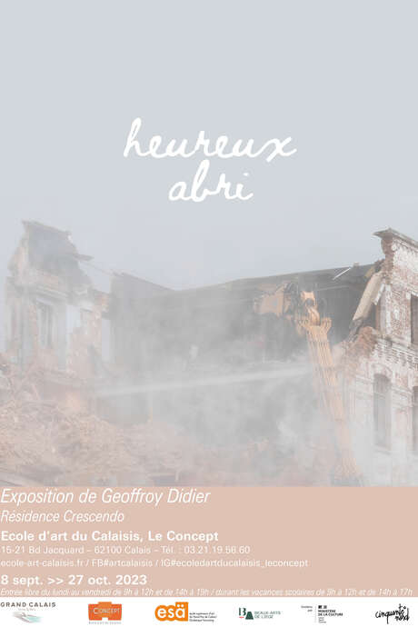 Exposition « Heureux abri » de Geoffroy Didier