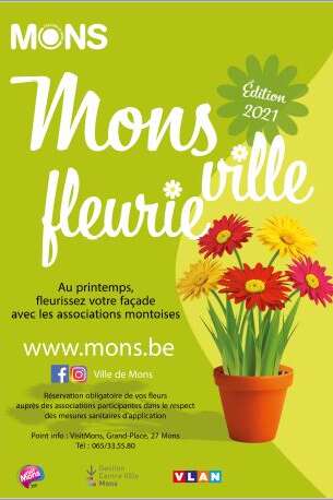 Opération Mons ville fleurie 2021 Opération Mons ville fleurie 2021