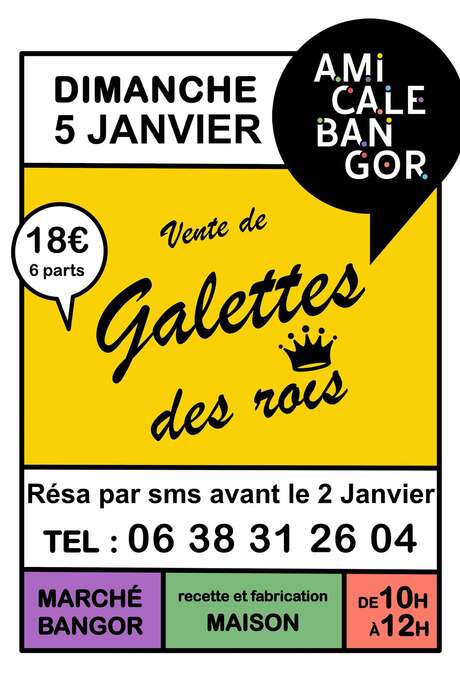 Vente de galettes des rois