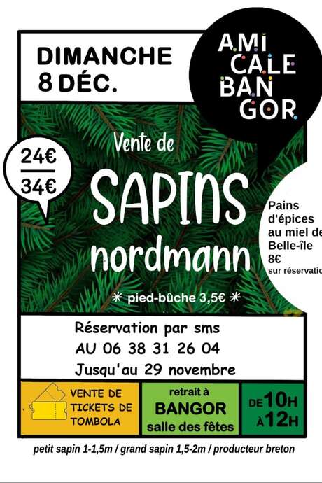 Vente de sapins Nordman