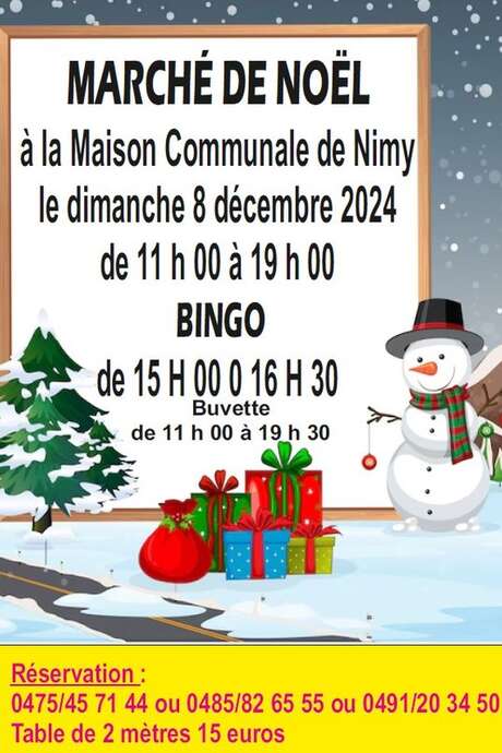 Marché de Noël et bingo